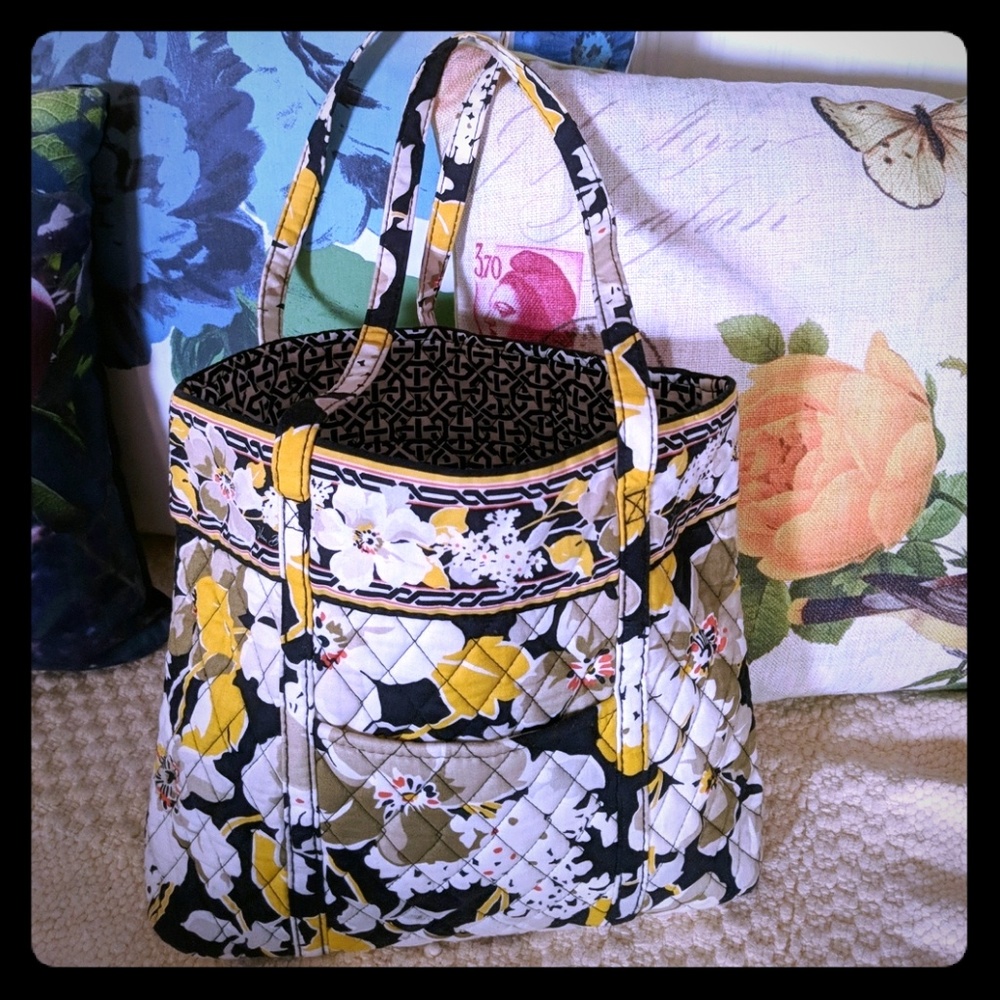 Vera Bradley quilted tote bag floral